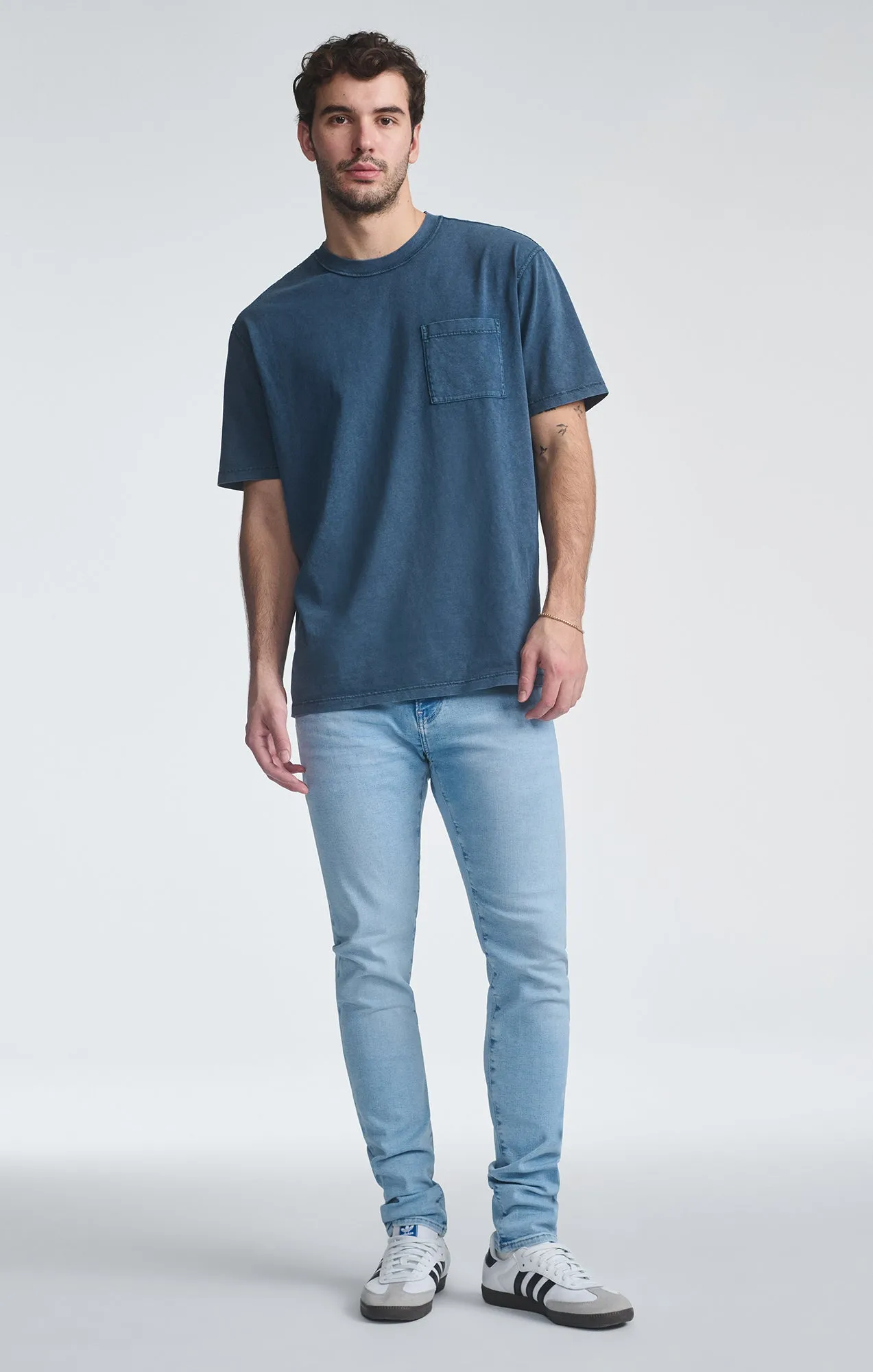 JAMES SKINNY IN AQUA BLUE FEATHER BLUE sold by Mavi product image thumbnail 5