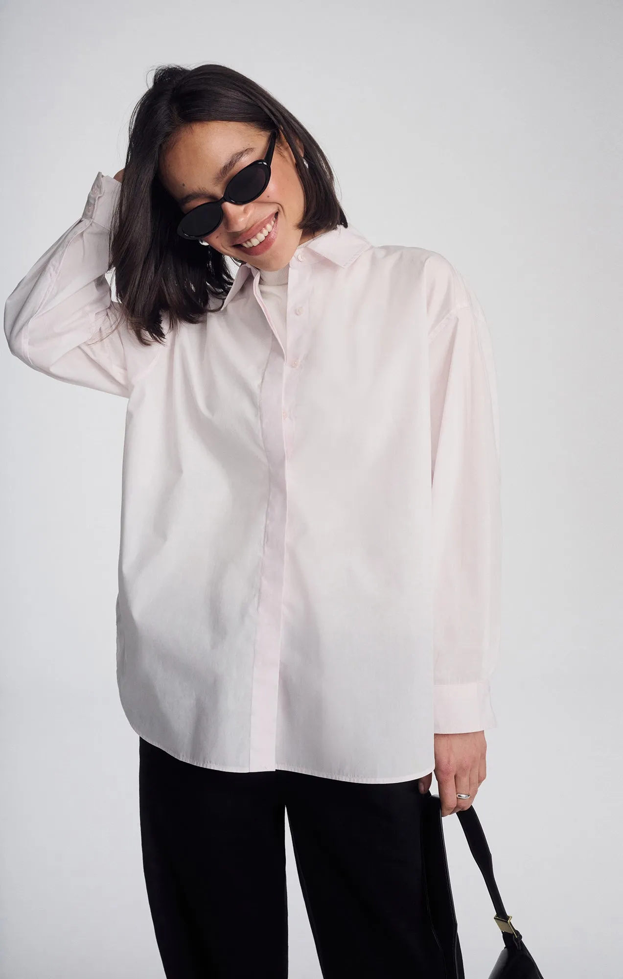 LONG SLEEVE BUTTON-UP SHIRT IN SHRINKING VIOLET sold by Mavi