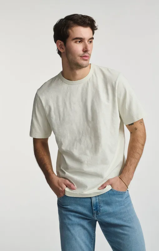 SLUB SHORT SLEEVE T-SHIRT IN FOGGY DEW sold by Mavi