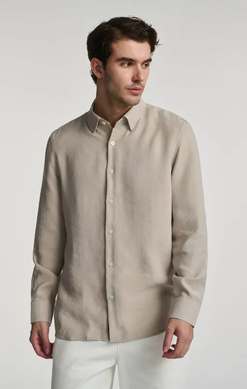 LONG SLEEVE BUTTON-UP SHIRT IN PALOMA sold by Mavi