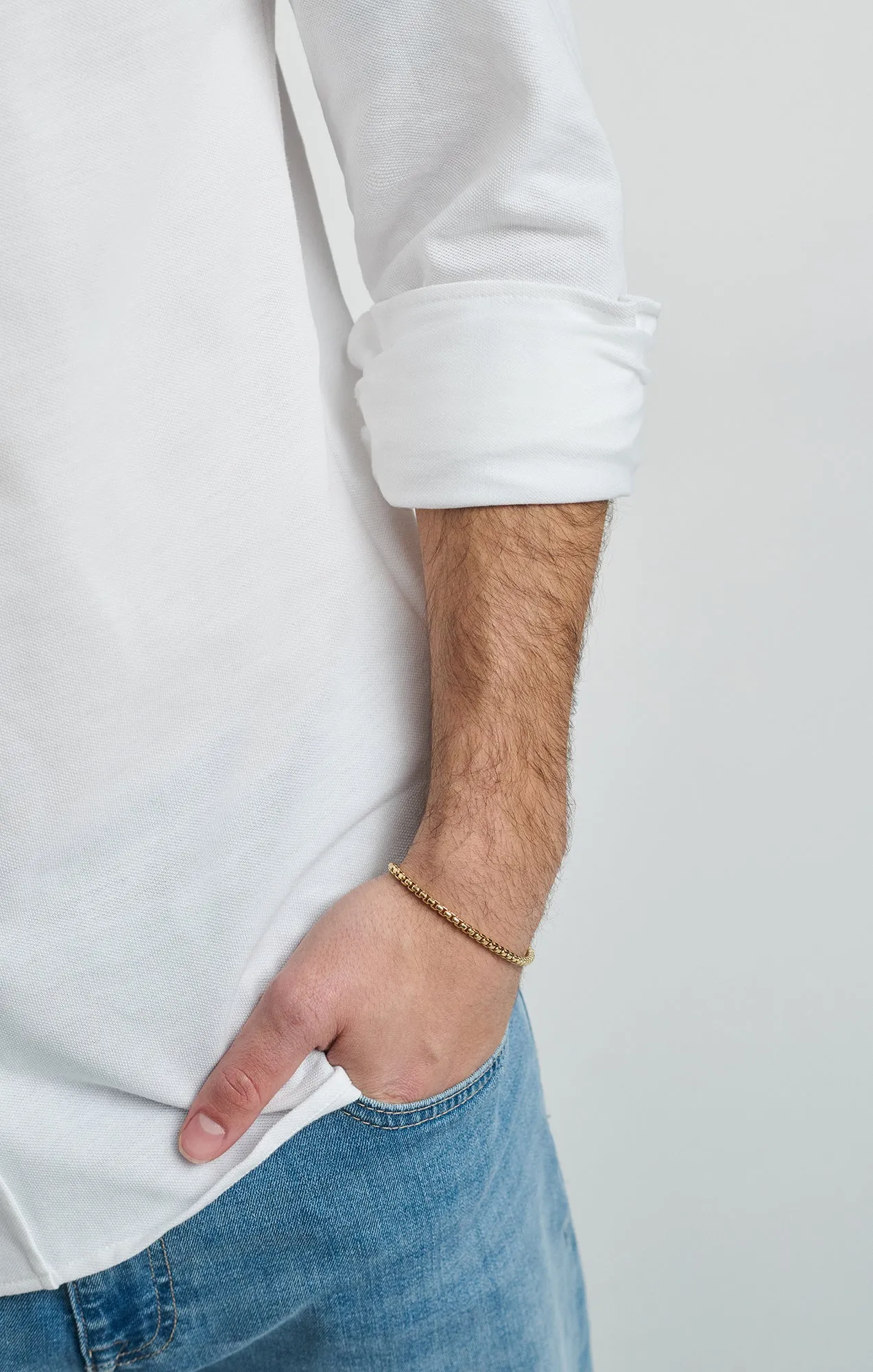 LONG SLEEVE BUTTON-UP SHIRT IN WHITE sold by Mavi product image thumbnail 5