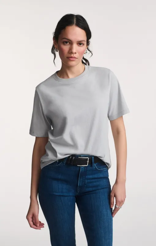 SHORT SLEEVE CREW NECK T-SHIRT IN HIGH-RISE sold by Mavi