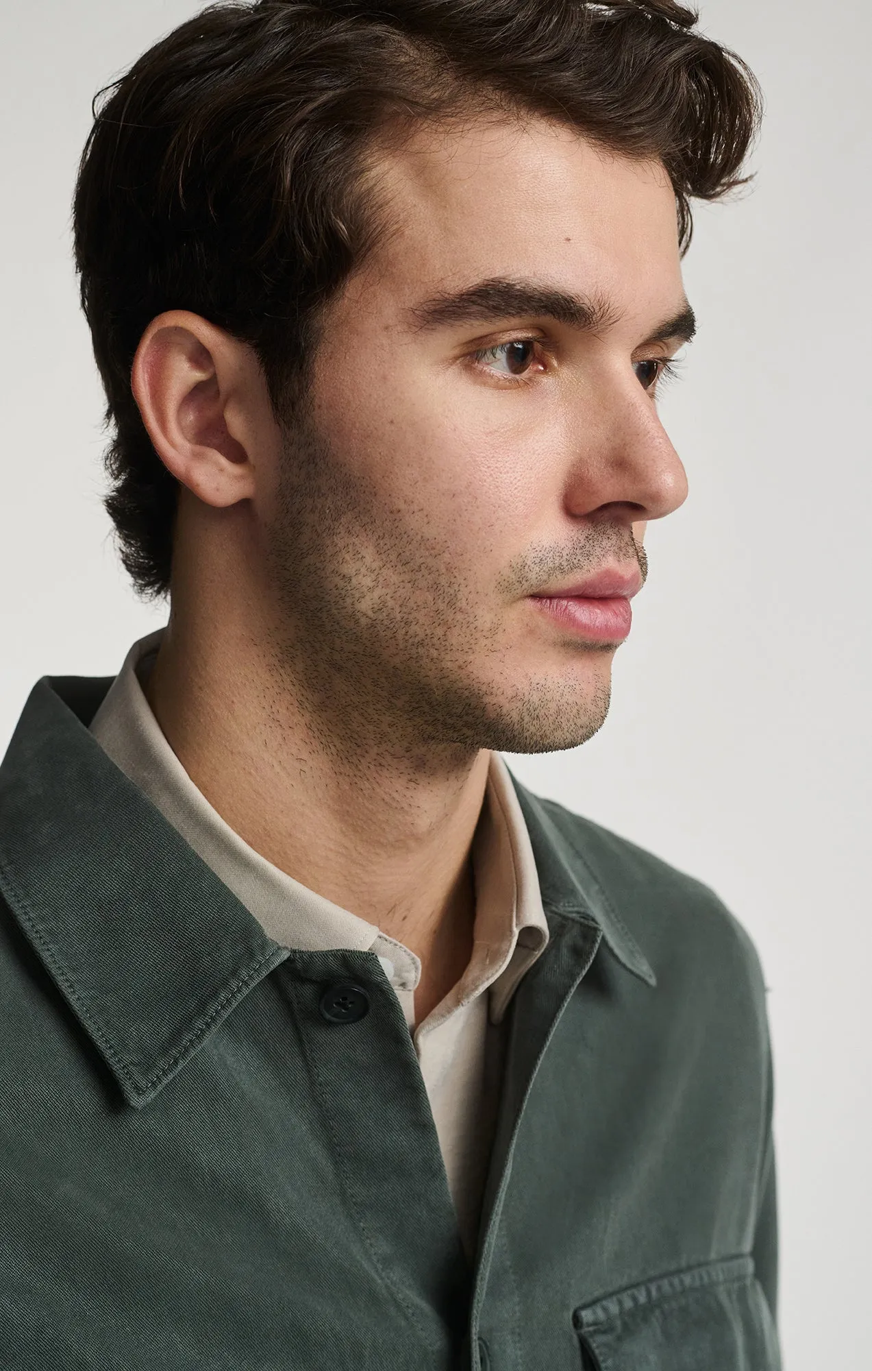 DOUBLE POCKET BUTTON-UP SHIRT IN URBAN CHIC sold by Mavi product image thumbnail 3