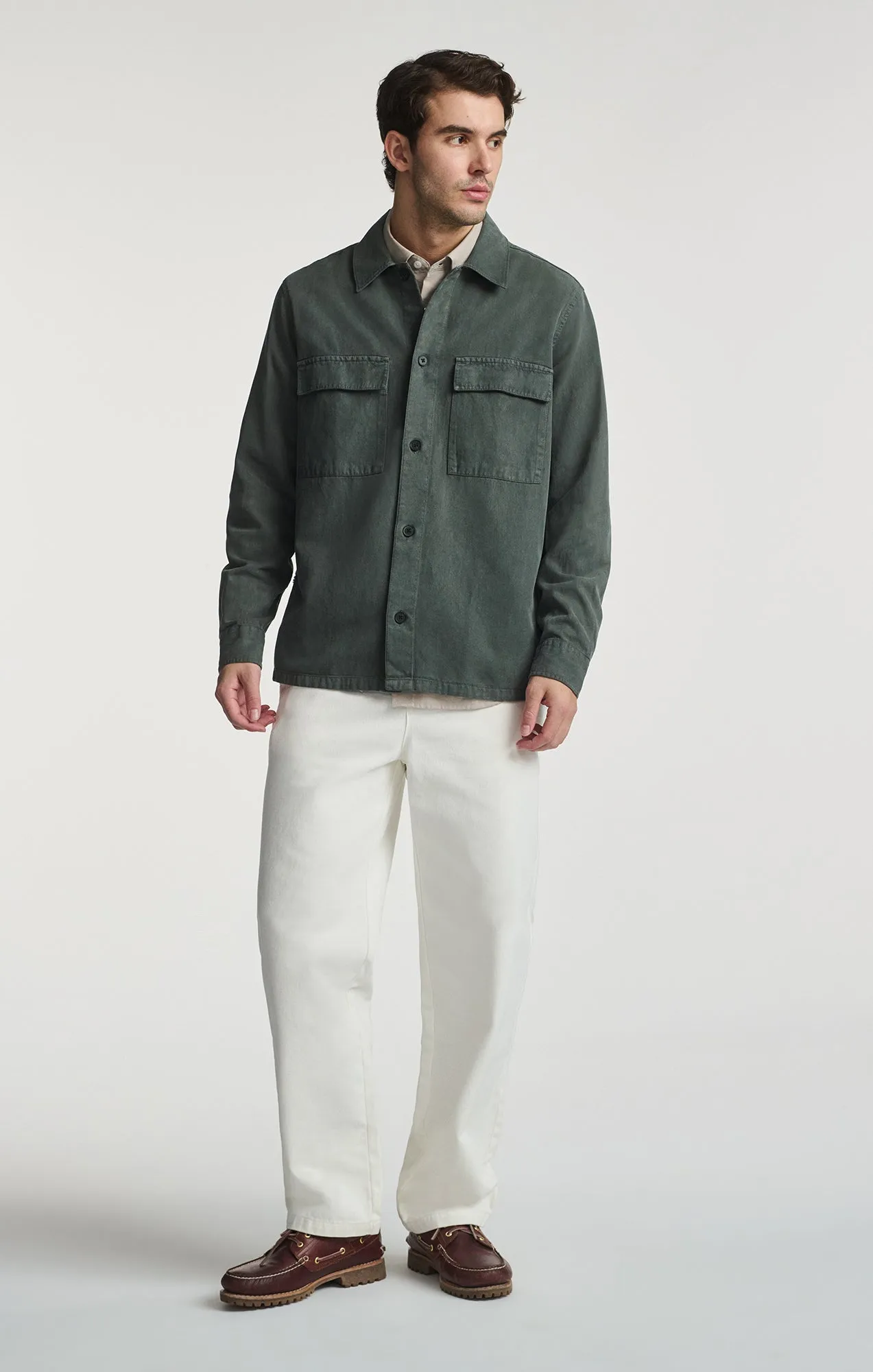 DOUBLE POCKET BUTTON-UP SHIRT IN URBAN CHIC sold by Mavi product image thumbnail 2