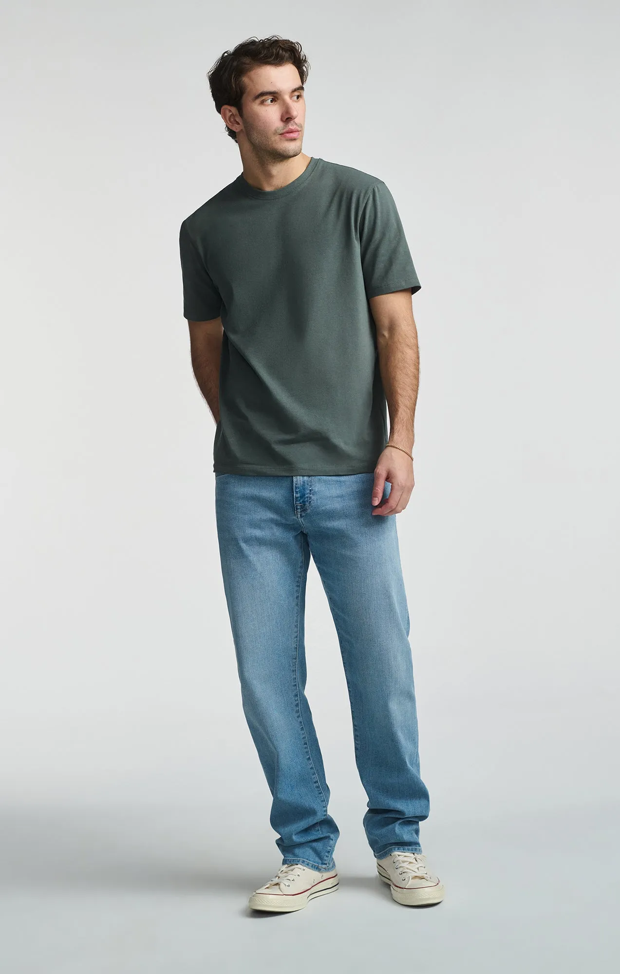 BASIC CREW NECK T-SHIRT IN URBAN CHIC sold by Mavi product image thumbnail 3