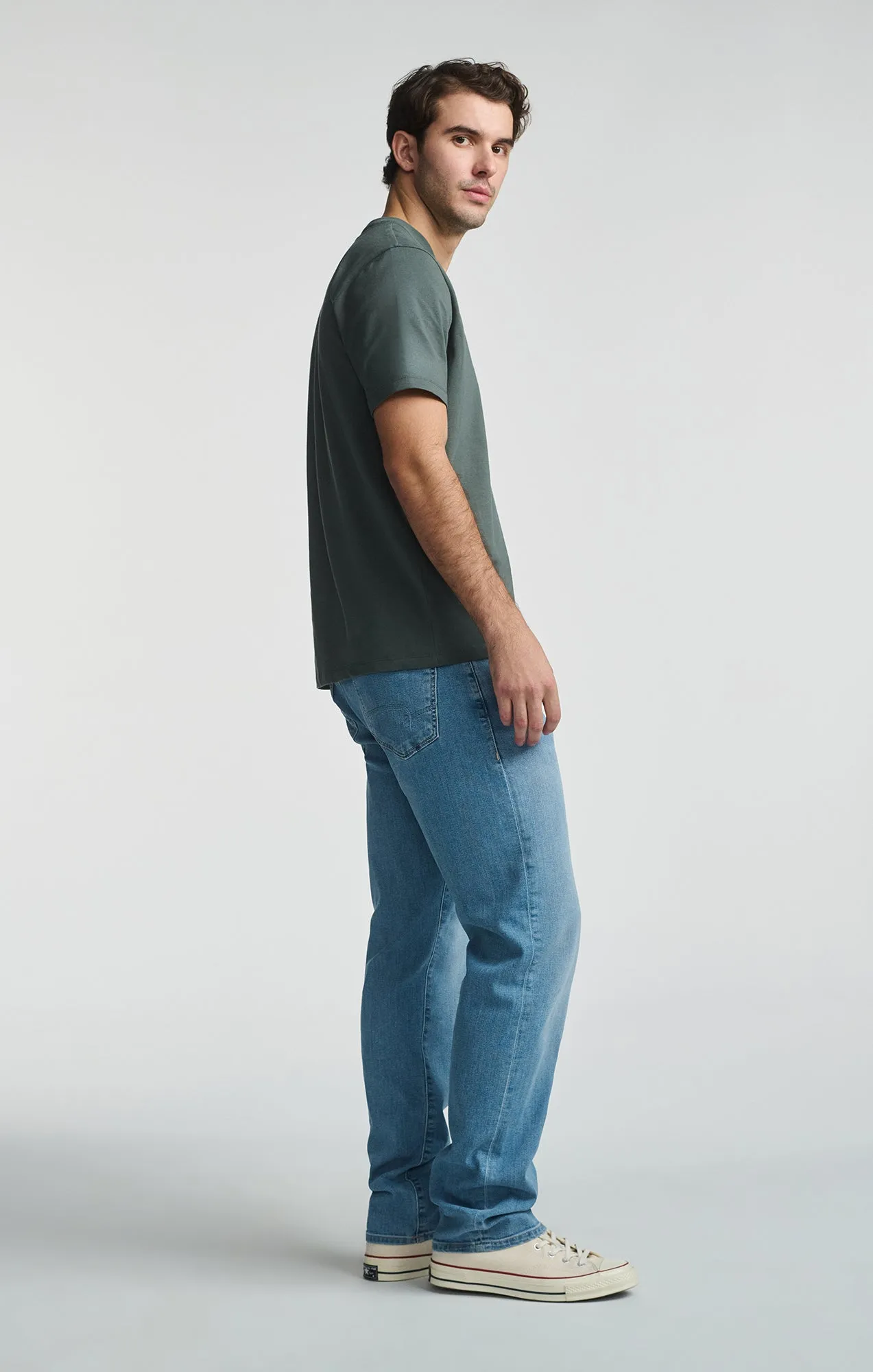 BASIC CREW NECK T-SHIRT IN URBAN CHIC sold by Mavi product image thumbnail 4