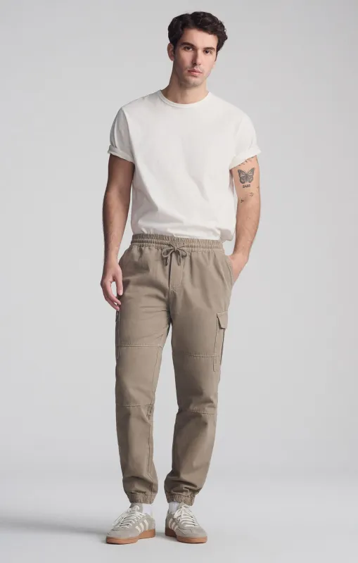 DOUBLE POCKET CUFFED CARGO PANTS IN BRINDLE sold by Mavi