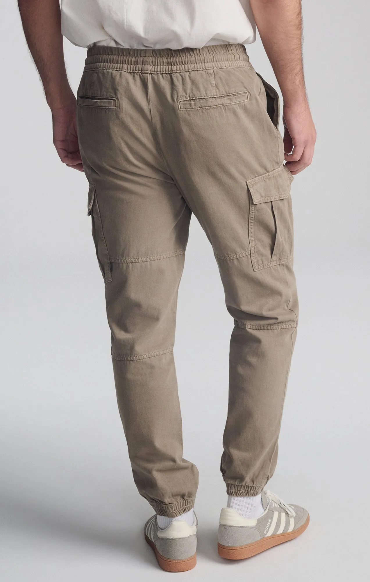 DOUBLE POCKET CUFFED CARGO PANTS IN BRINDLE sold by Mavi product image thumbnail 4