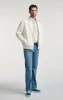 FULL ZIP JACKET IN ANTIQUE WHITE sold by Mavi