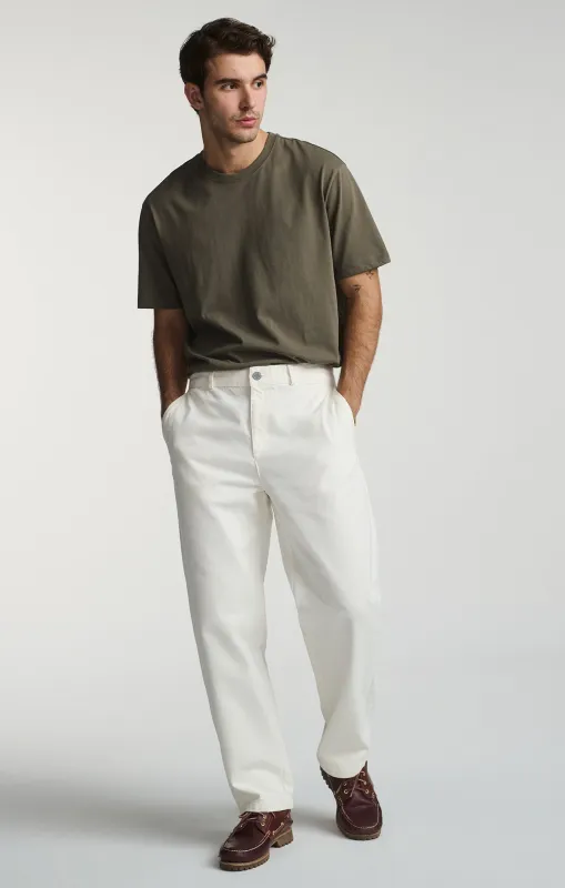 STRAIGHT LEG PANTS IN ANTIQUE WHITE sold by Mavi
