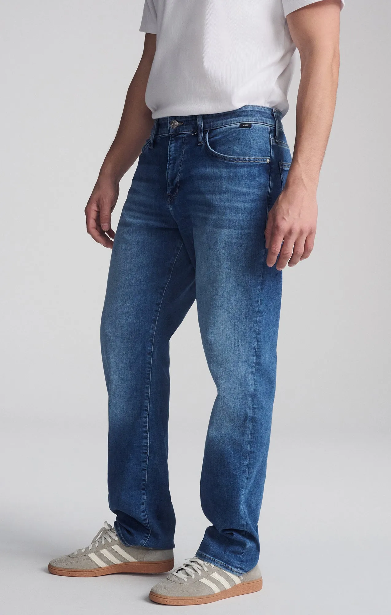 MATT RELAXED STRAIGHT LEG IN DARK BRUSHED FEATHER BLUE sold by Mavi product image thumbnail 3