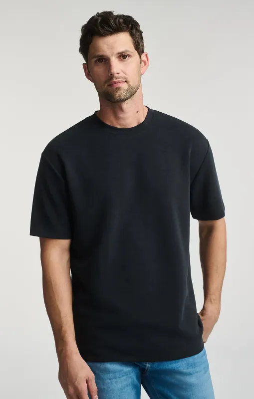 SHORT SLEEVE CREW NECK T-SHIRT IN JET BLACK made by Mavi