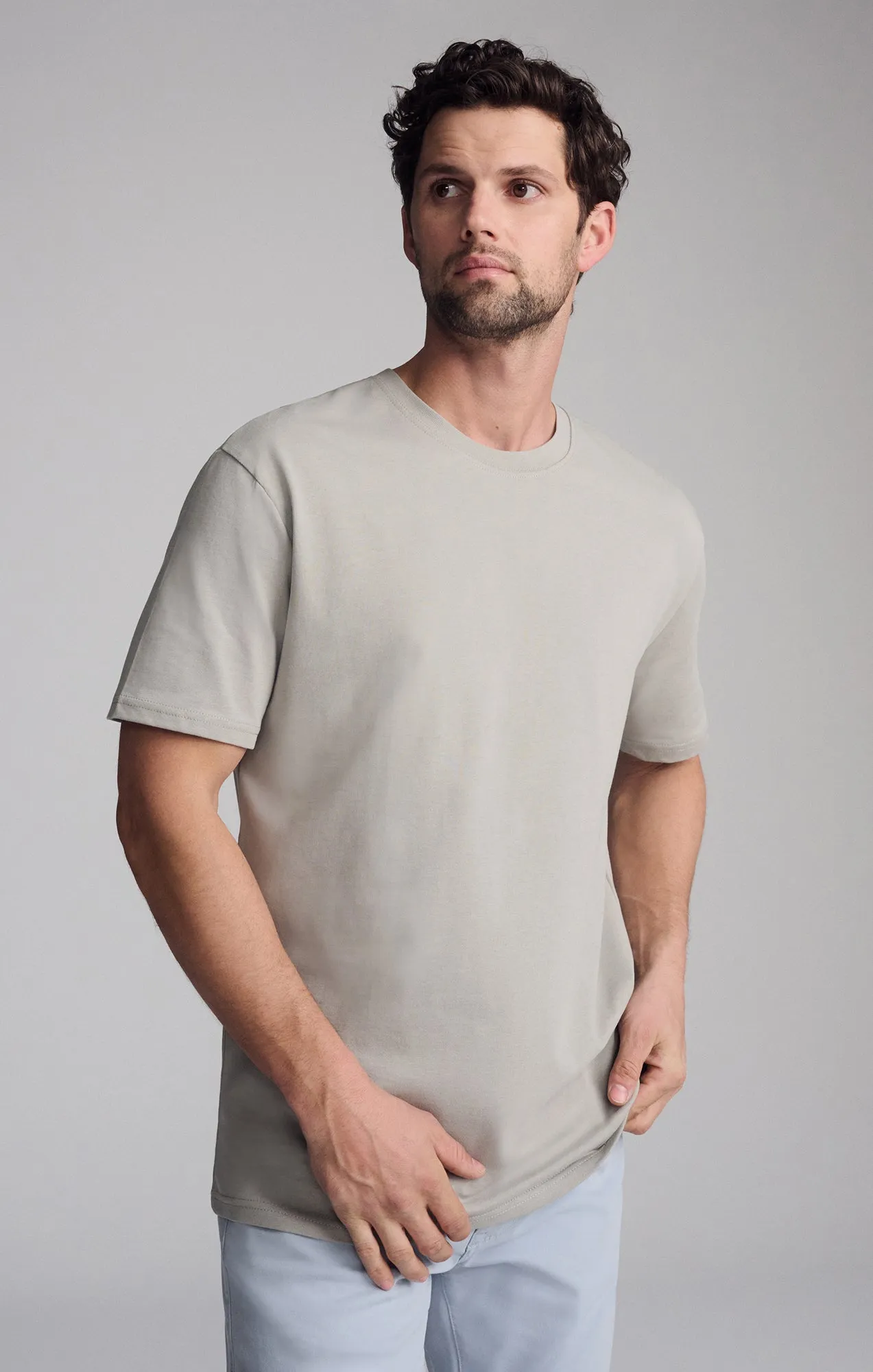 SHORT SLEEVE CREW NECK T-SHIRT IN PALOMA sold by Mavi product image thumbnail 2