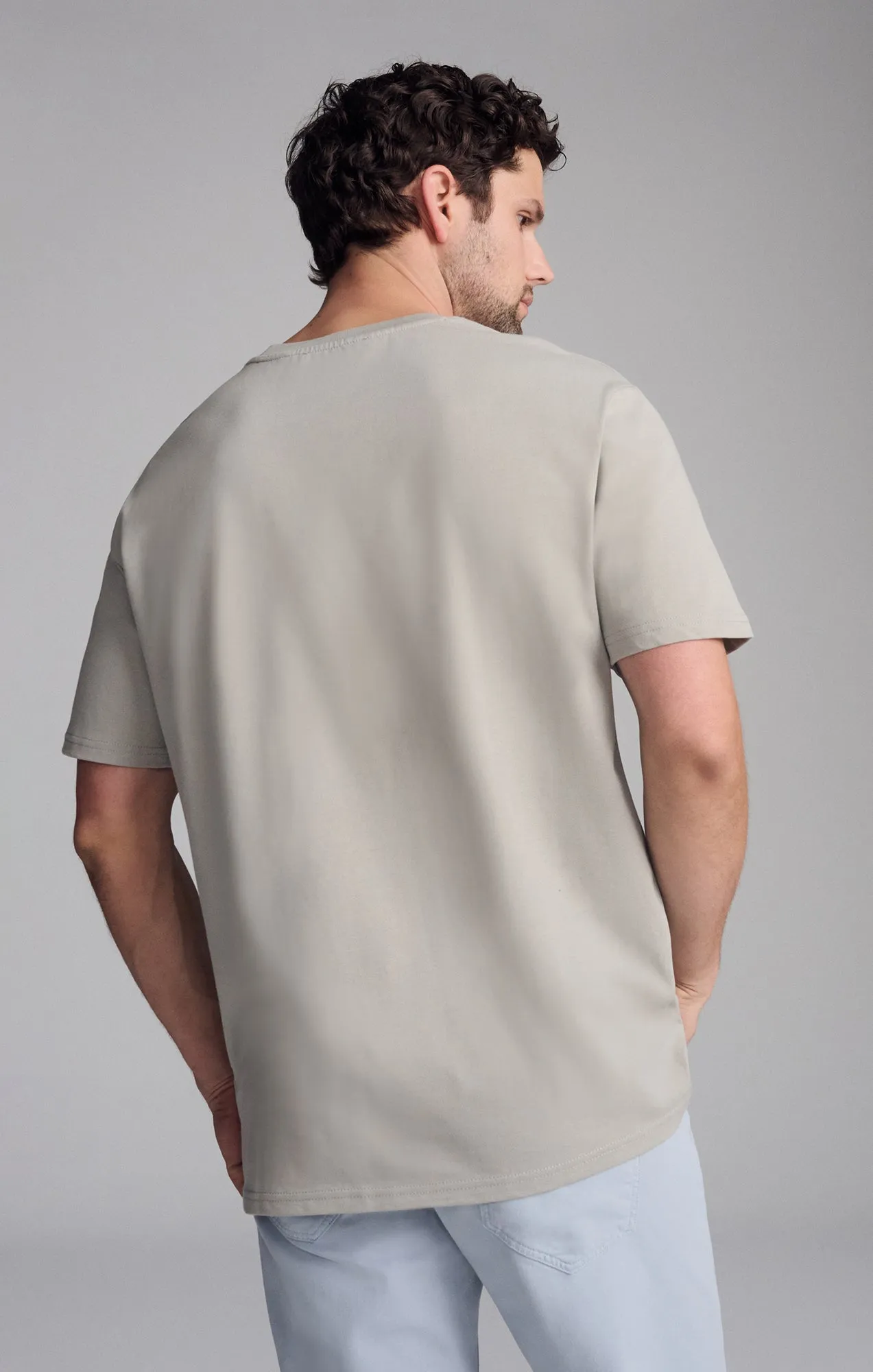 SHORT SLEEVE CREW NECK T-SHIRT IN PALOMA sold by Mavi product image thumbnail 3