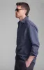 ONE POCKET LONG SLEEVE BUTTON-UP SHIRT IN OUTER SPACE sold by Mavi