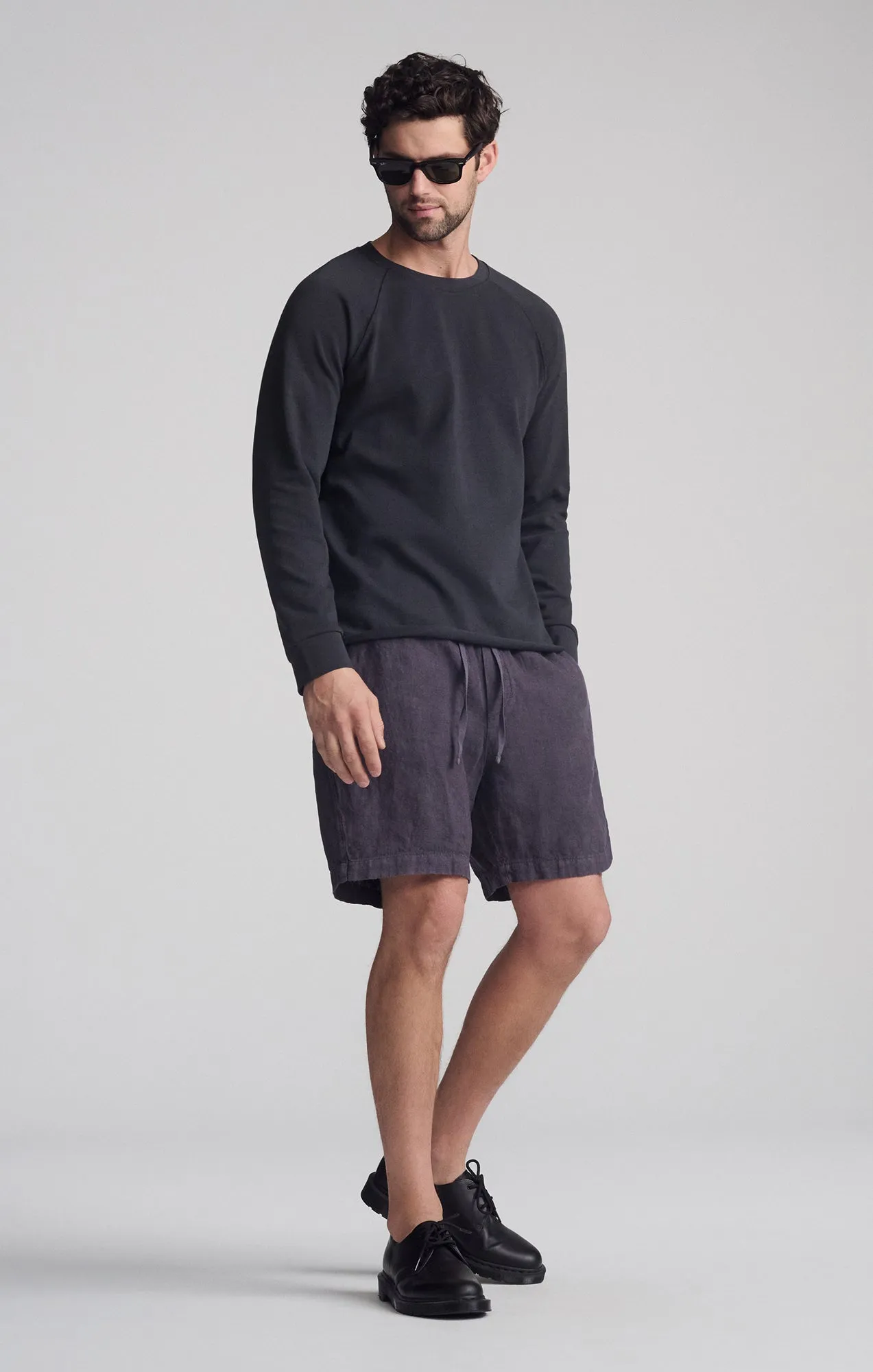 JERSEY LONG SLEEVE T-SHIRT IN PIRATE BLACK sold by Mavi product image thumbnail 4