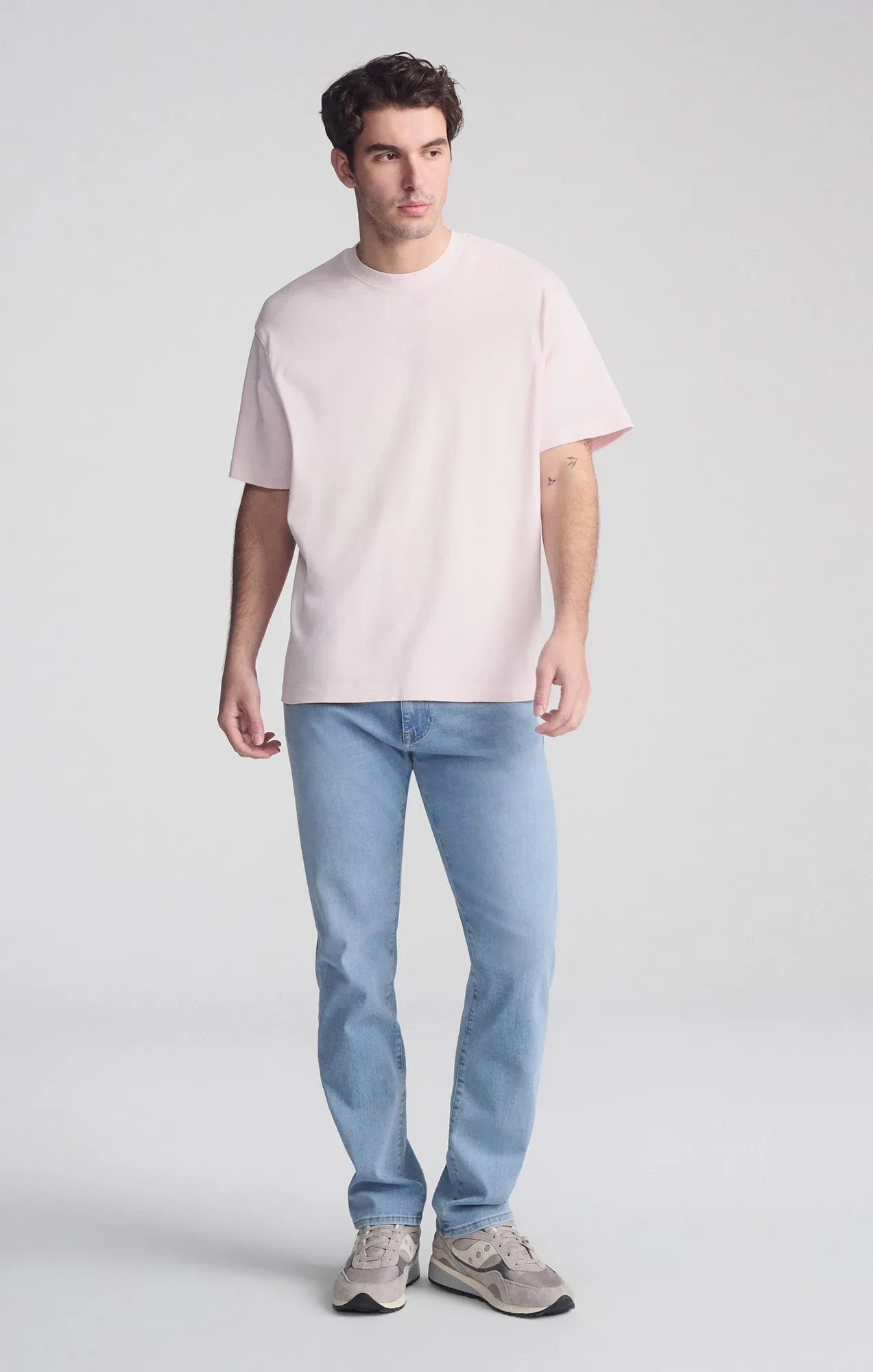 SHORT SLEEVE CREW NECK T-SHIRT IN SHRINKING VIOLET sold by Mavi product image thumbnail 2