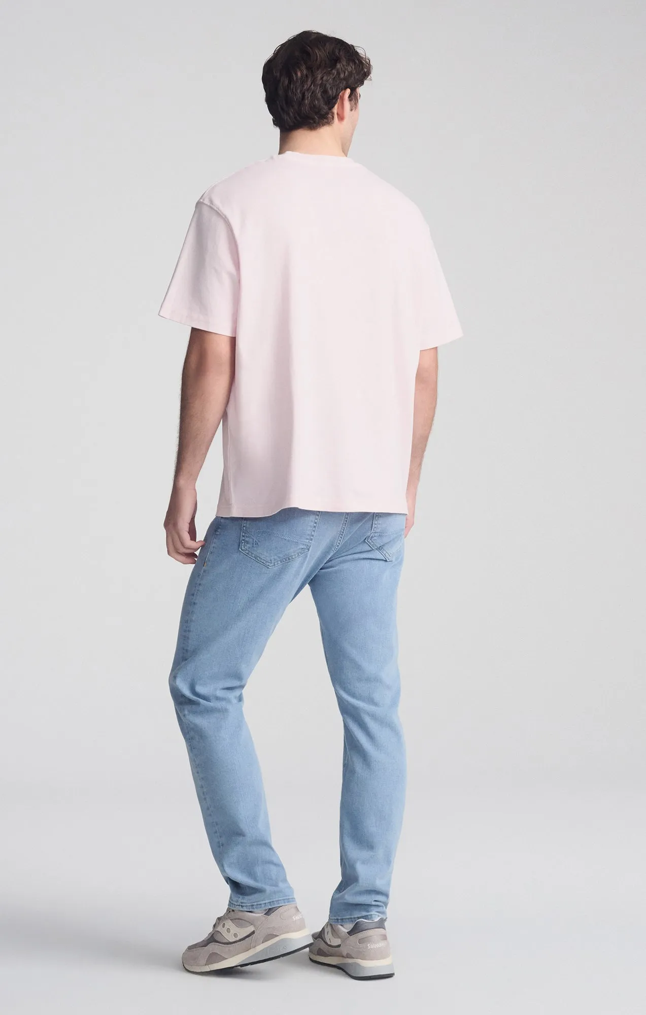 SHORT SLEEVE CREW NECK T-SHIRT IN SHRINKING VIOLET sold by Mavi product image thumbnail 3