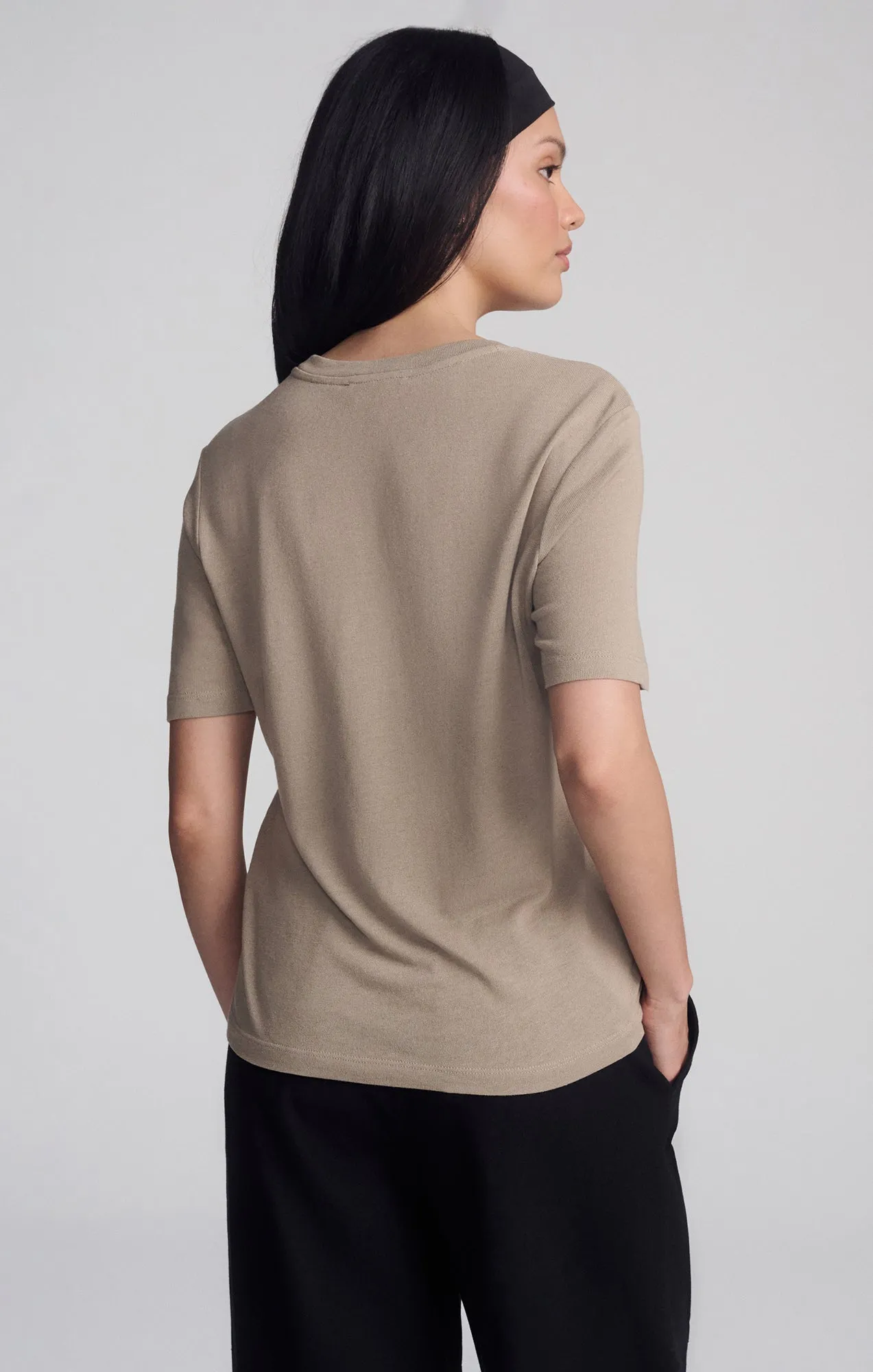 MODERN JERSEY T-SHIRT IN ROASTED CASHEW sold by Mavi product image thumbnail 5