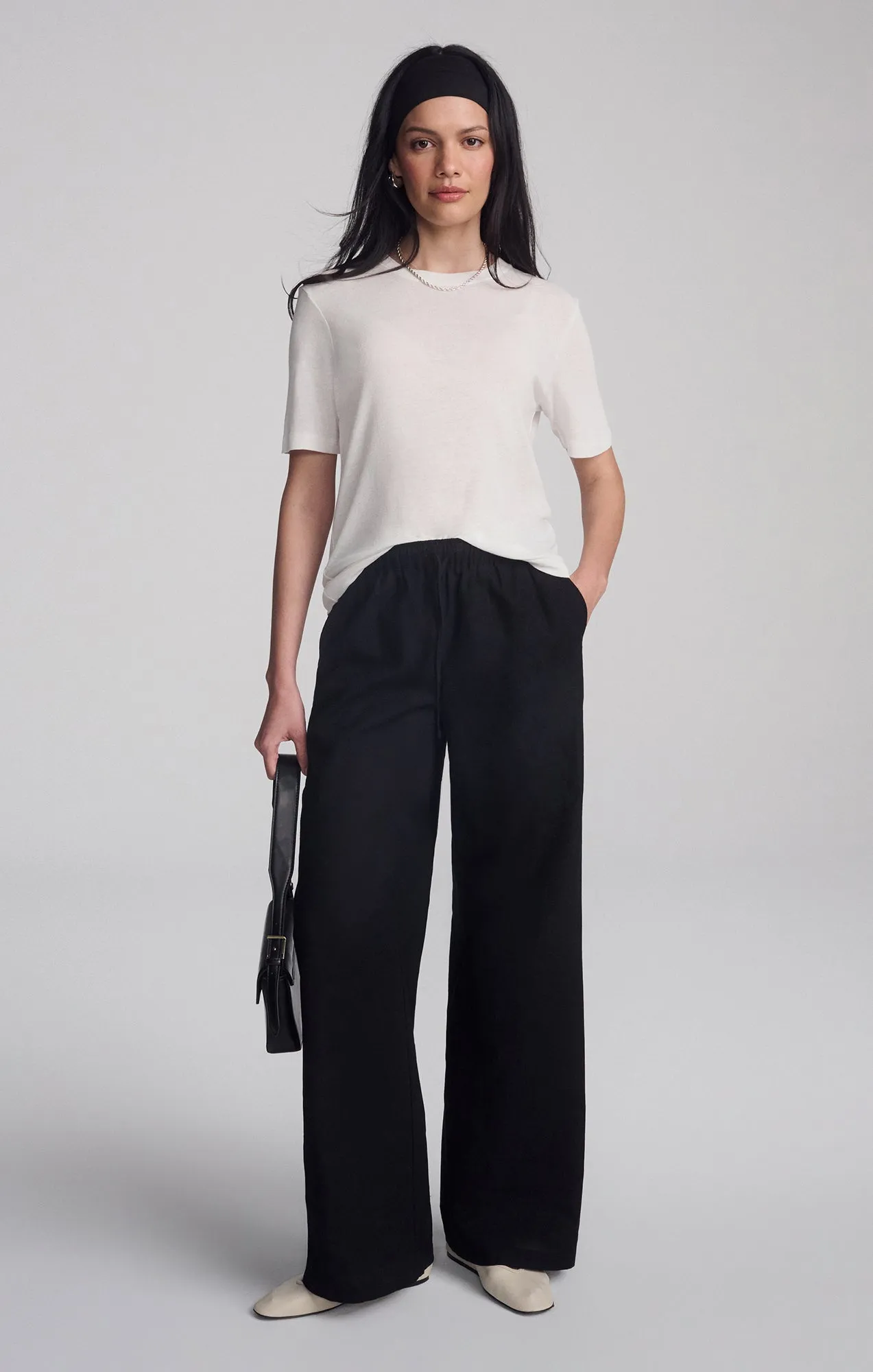 MODERN JERSEY T-SHIRT IN COCONUT MILK sold by Mavi product image thumbnail 2