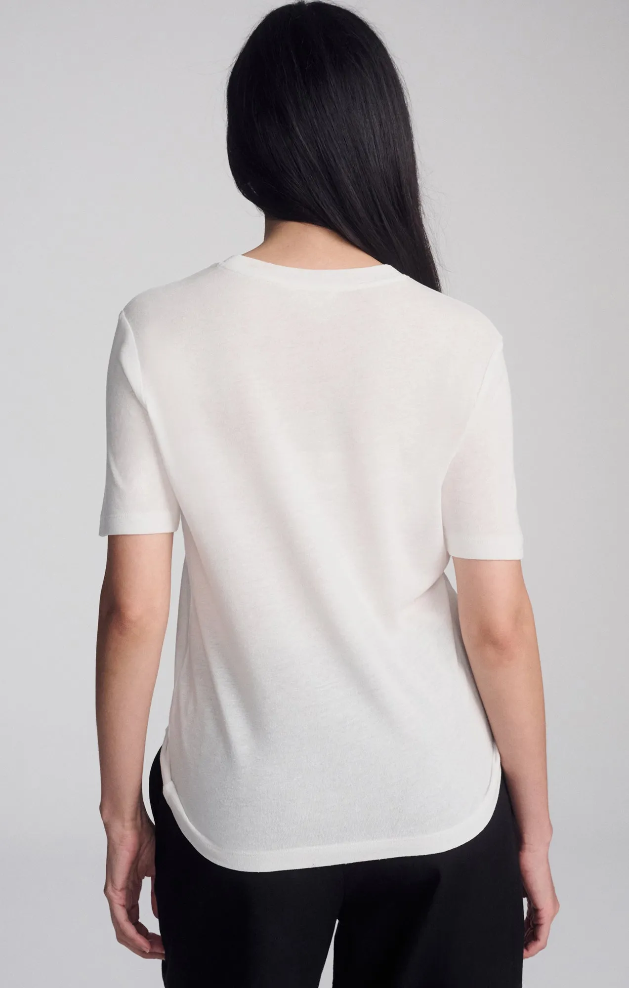 MODERN JERSEY T-SHIRT IN COCONUT MILK sold by Mavi product image thumbnail 5