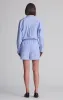 PULL-ON SHORTS IN BLUE STRIPE sold by Mavi