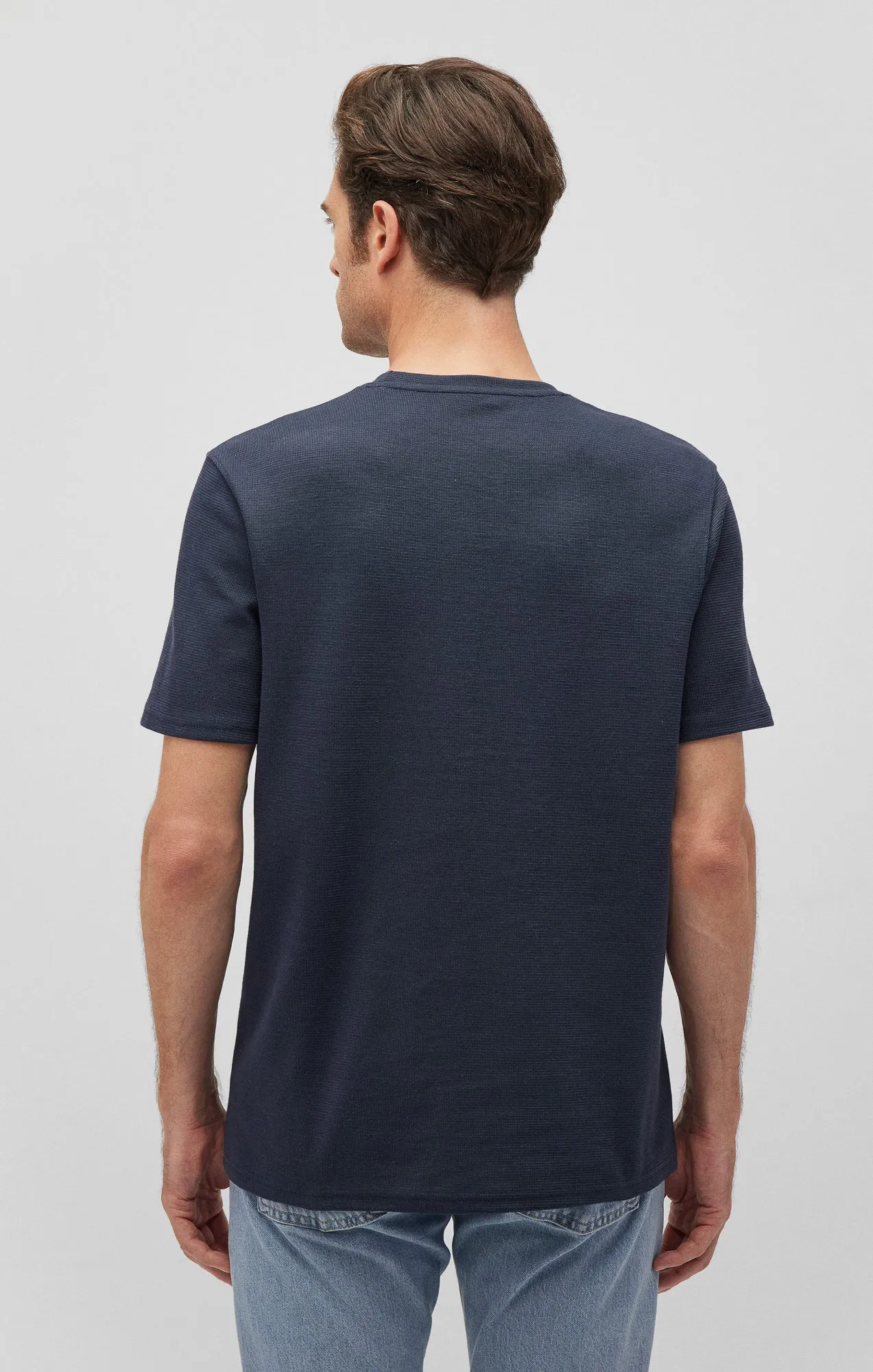 SHORT SLEEVE T-SHIRT IN COLLEGIATE BLUE sold by Mavi product image thumbnail 3
