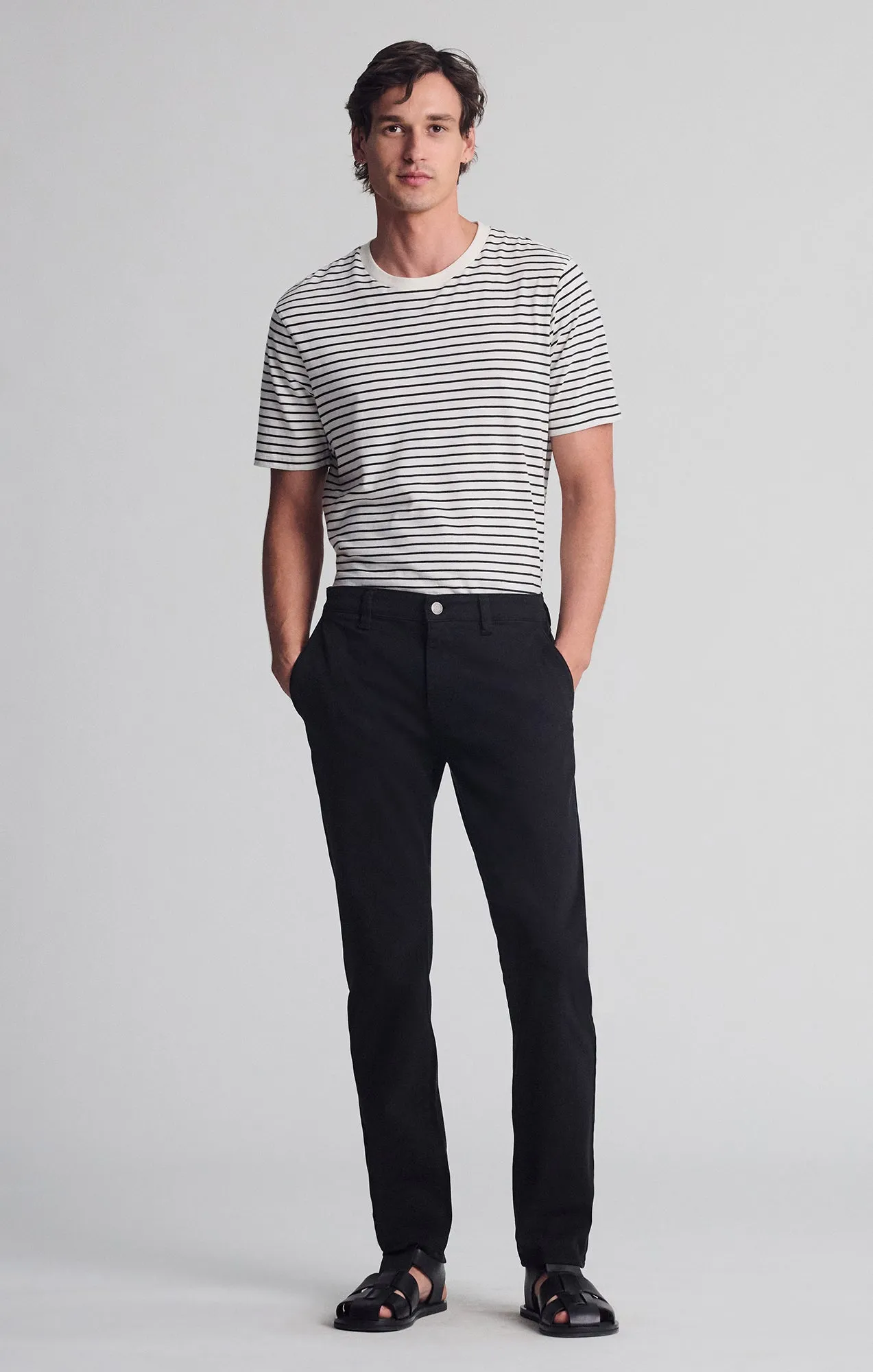MILTON SLIM STRAIGHT CHINO IN BLACK CASUAL TWILL sold by Mavi product image thumbnail 5