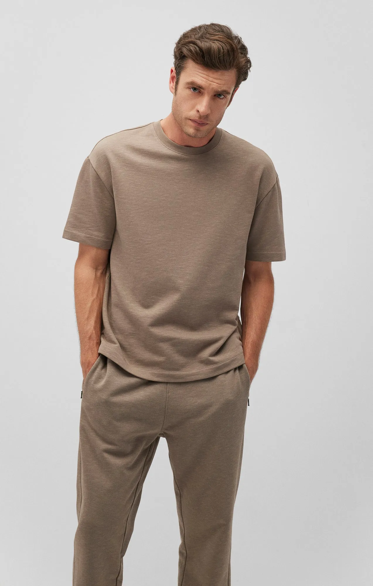 DROP SHOULDER T-SHIRT IN BRINDLE sold by Mavi product image thumbnail 2