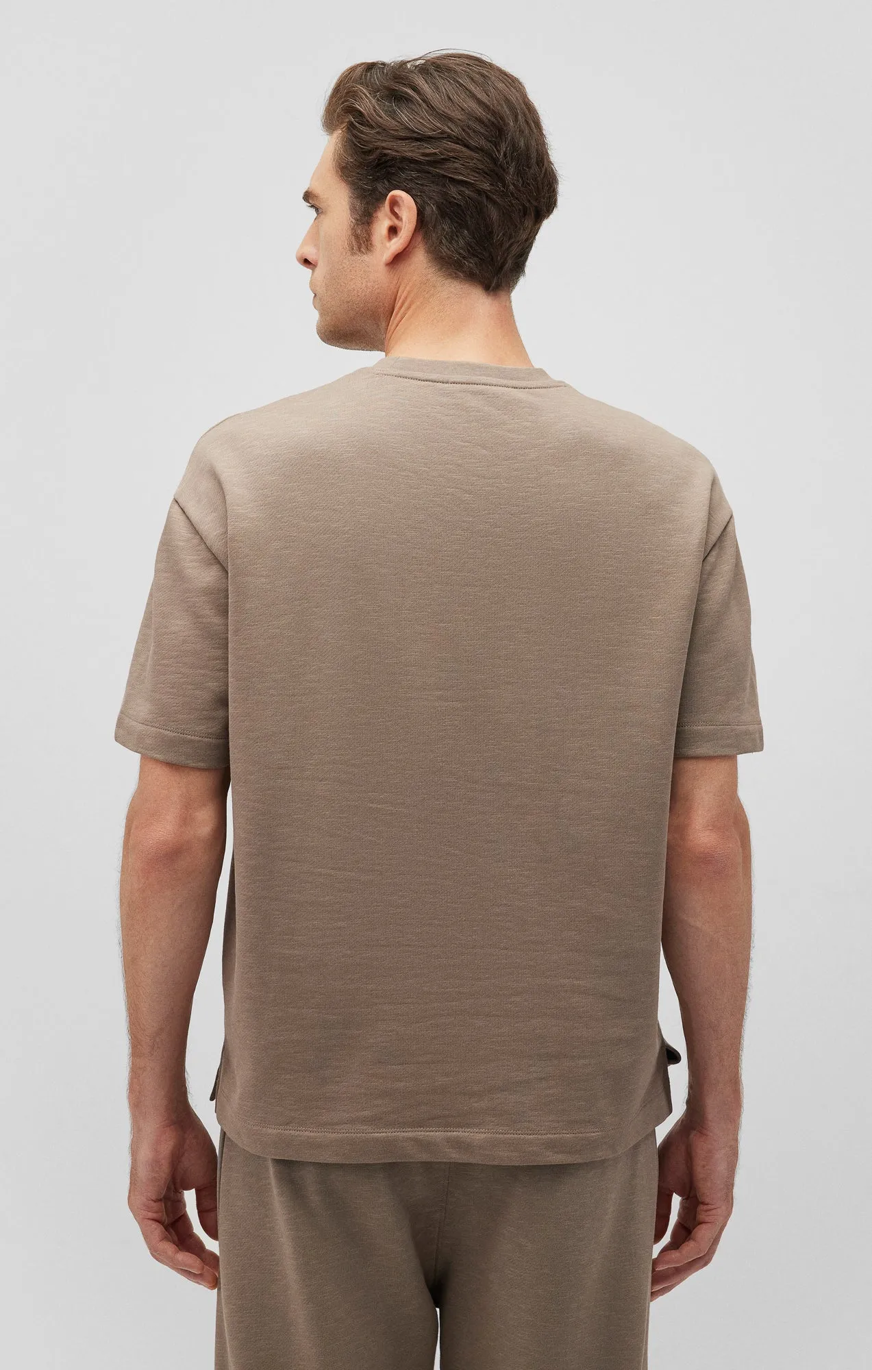 DROP SHOULDER T-SHIRT IN BRINDLE sold by Mavi product image thumbnail 3