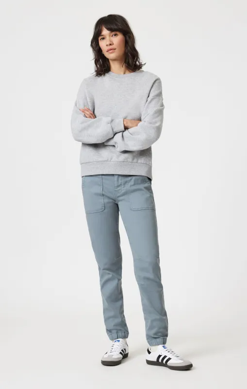 IVY SLIM CARGO IN DRIZZLE FLEX BLUE sold by Mavi