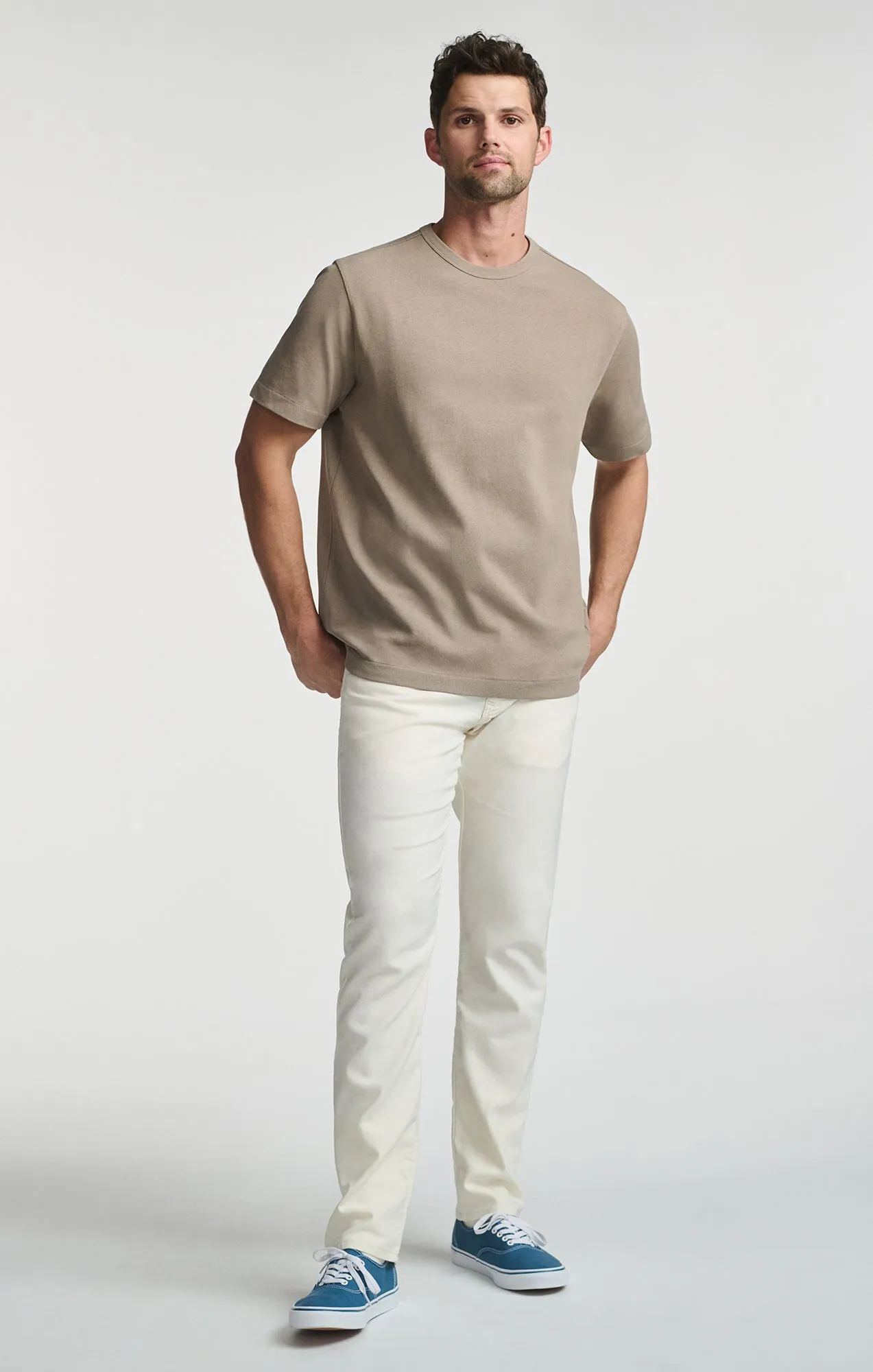 SHORT SLEEVE CREW NECK T-SHIRT IN BRINDLE sold by Mavi product image thumbnail 5