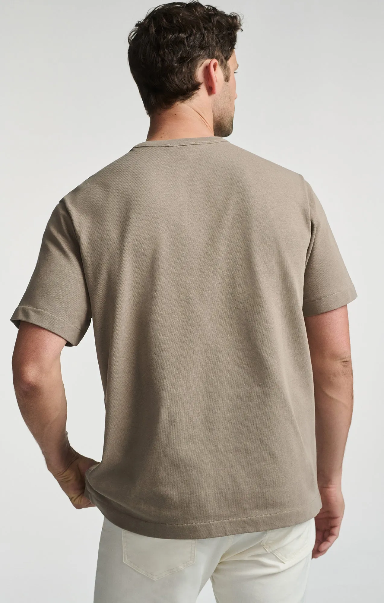SHORT SLEEVE CREW NECK T-SHIRT IN BRINDLE sold by Mavi product image thumbnail 2