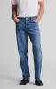 MARCEL LOOSE STRAIGHT LEG IN MID BRUSHED CLASSIC BLUE sold by Mavi