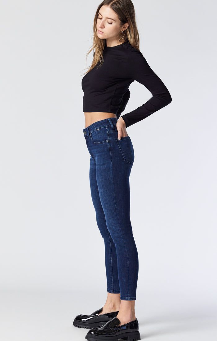 TESS SKINNY JEANS IN INK TONAL BLUE SUPERSOFT CHIC sold by Mavi product image thumbnail 5