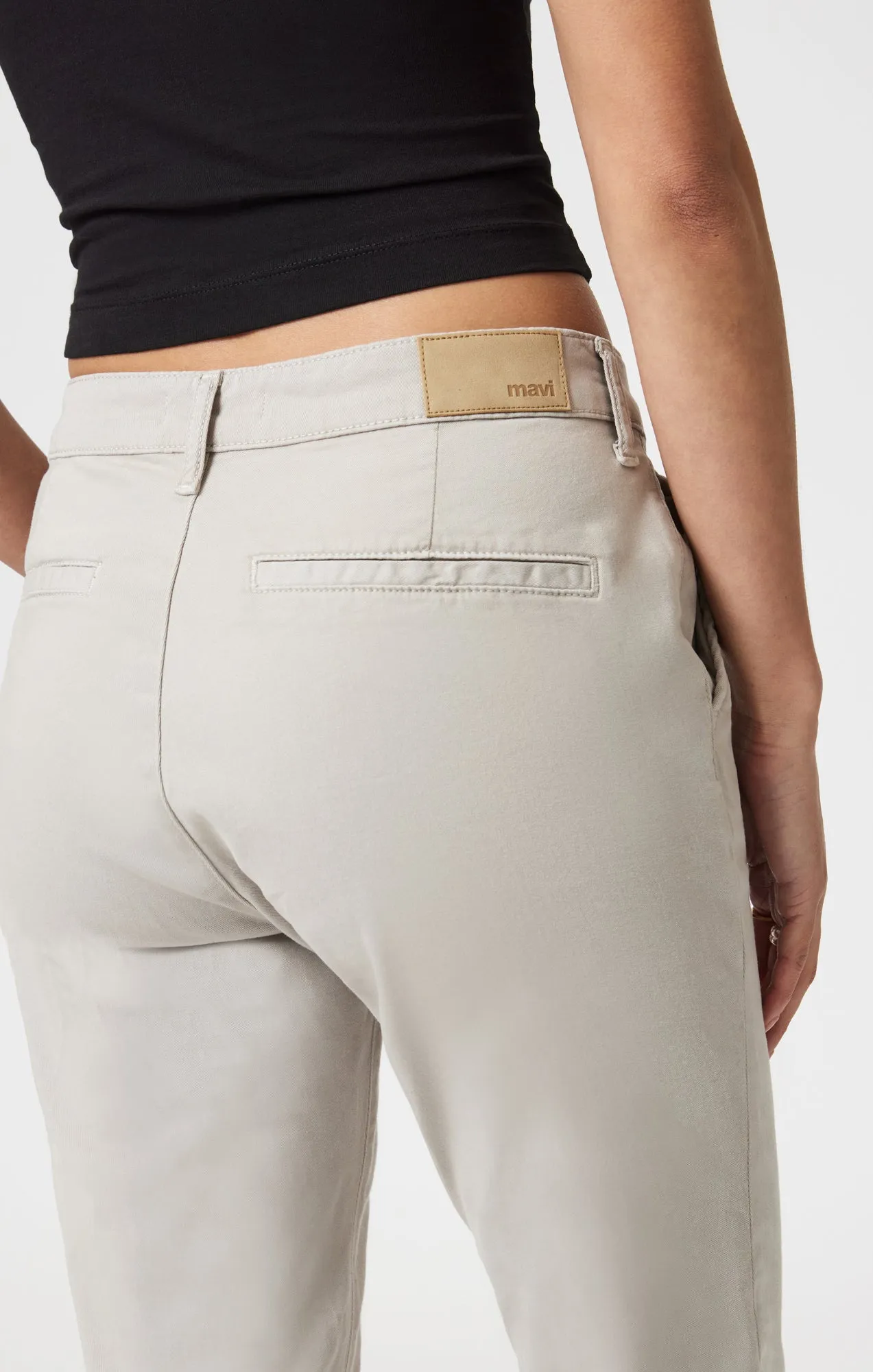 KATHLEEN SLIM BOYFRIEND CHINO IN MERCURY CASUAL TWILL sold by Mavi product image thumbnail 3
