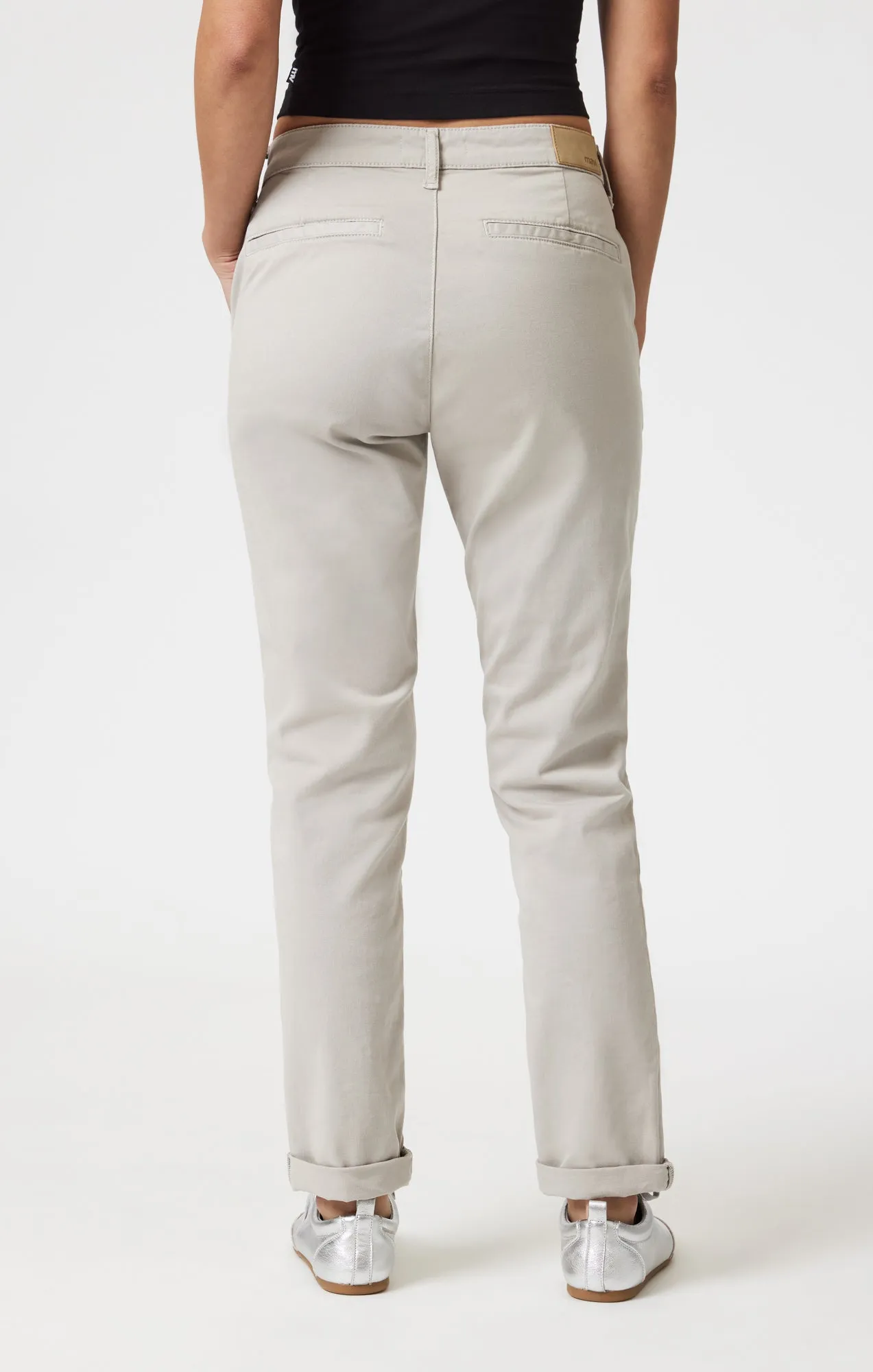KATHLEEN SLIM BOYFRIEND CHINO IN MERCURY CASUAL TWILL sold by Mavi product image thumbnail 5