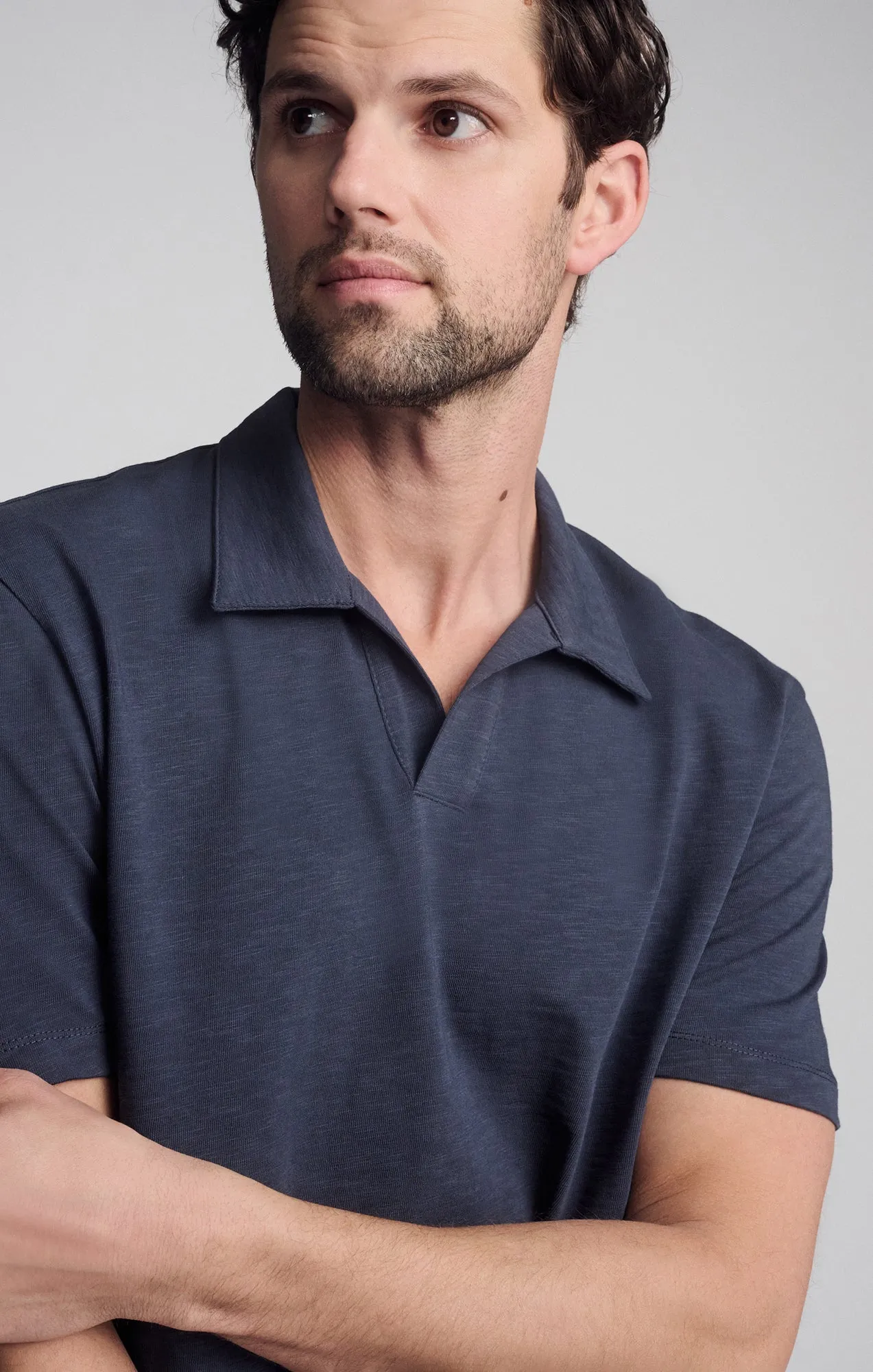 POLO SHIRT IN INDIA INK sold by Mavi product image thumbnail 4