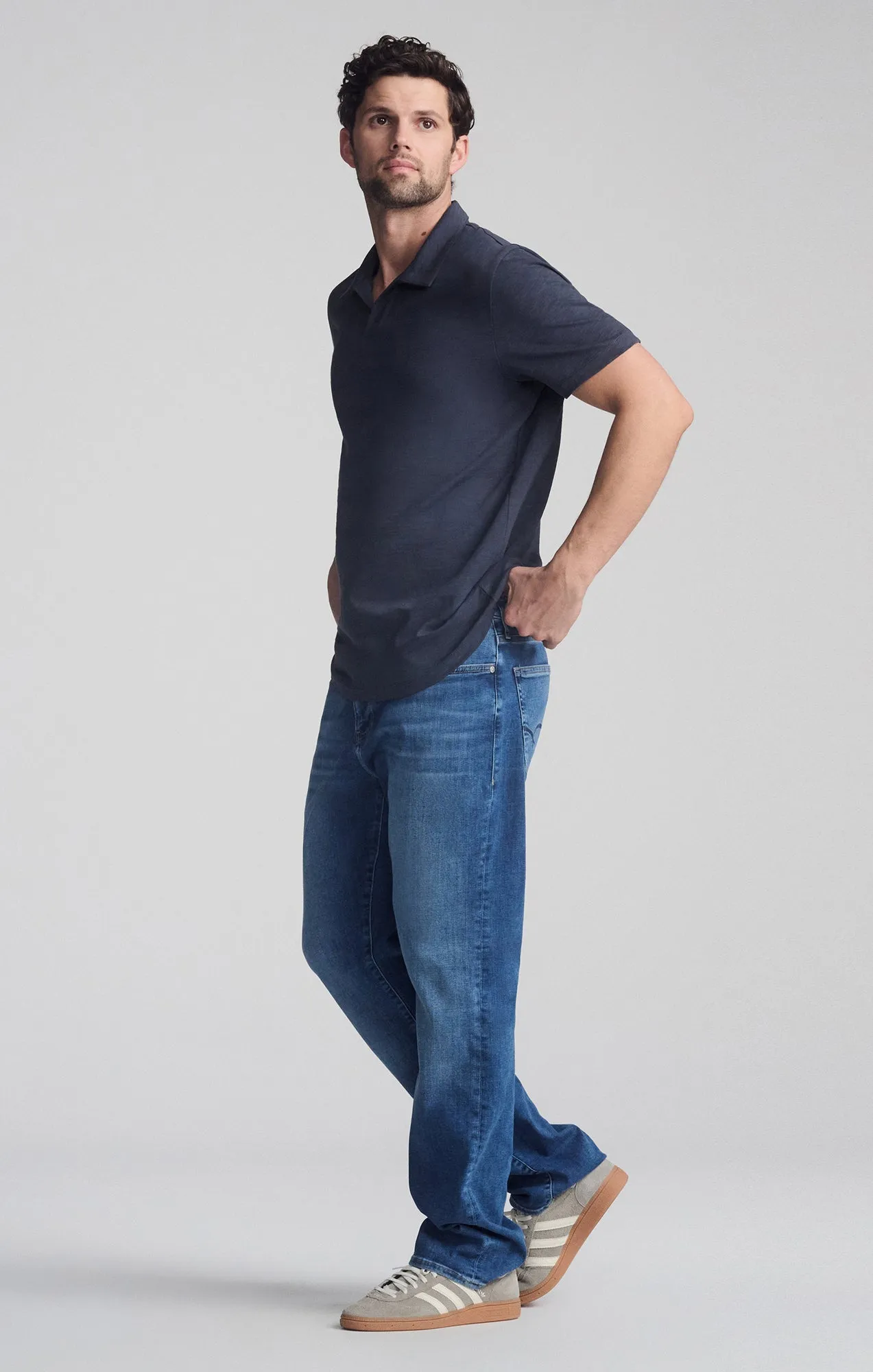 POLO SHIRT IN INDIA INK sold by Mavi product image thumbnail 3