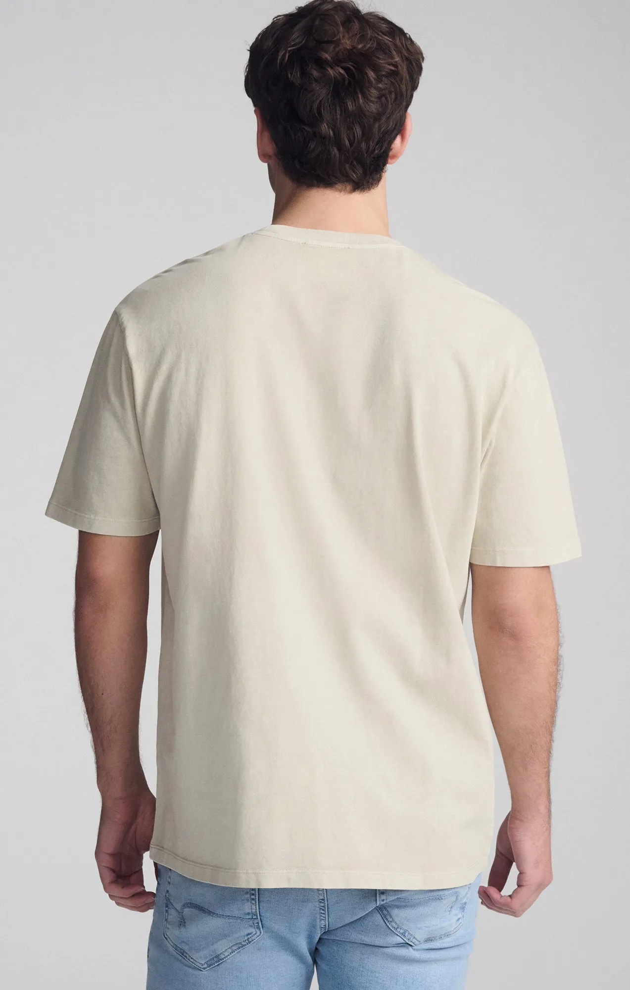 GRAPHIC CREW NECK T-SHIRT IN PELICAN sold by Mavi product image thumbnail 3