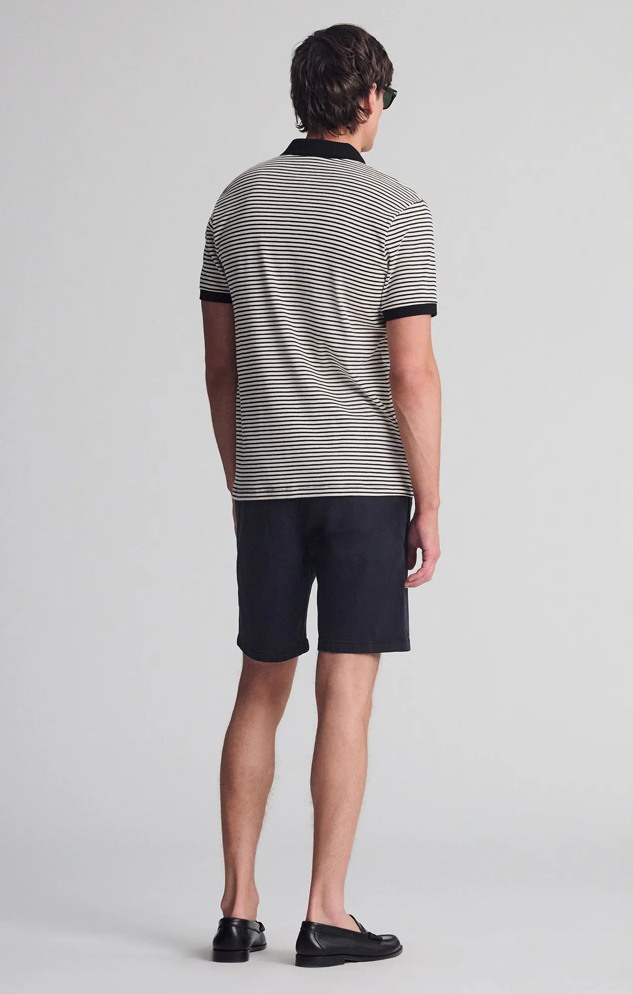 STRIPED POLO SHIRT IN TURTLEDOVE sold by Mavi product image thumbnail 4