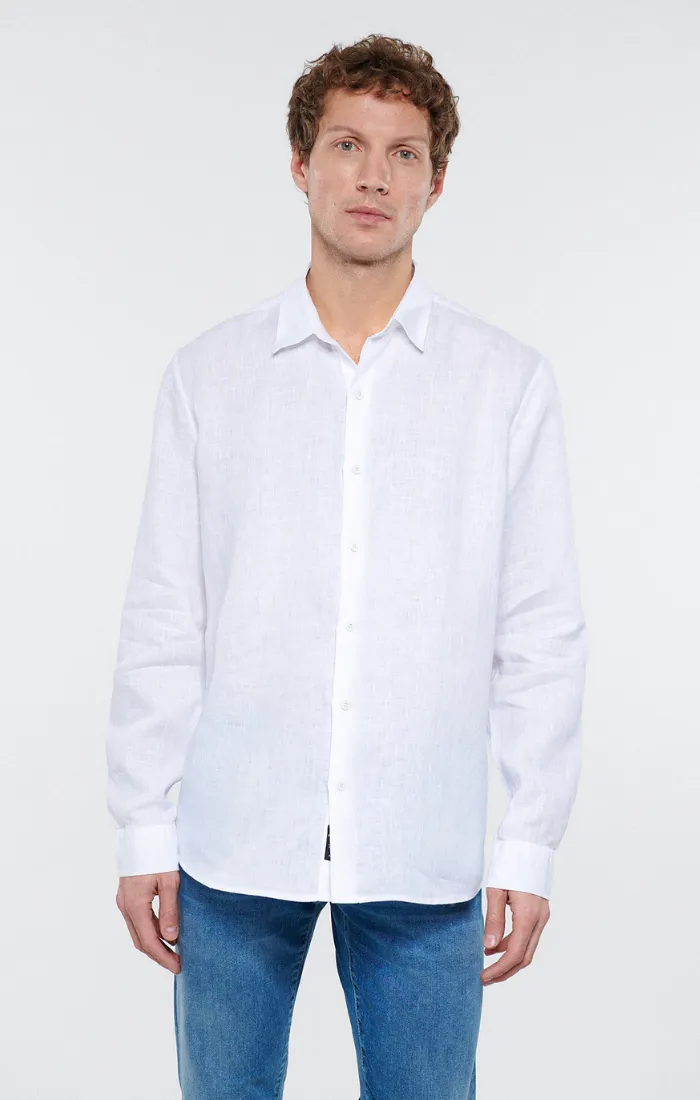 LONG SLEEVE SHIRT IN WHITE sold by Mavi product image thumbnail 4