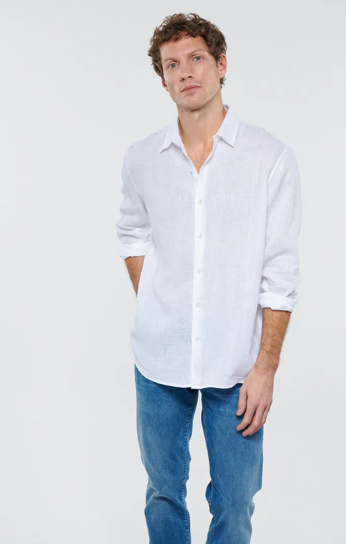LONG SLEEVE SHIRT IN WHITE sold by Mavi product image thumbnail 3