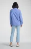 EYELET BUTTON-UP SHIRT IN PERSIAN JEWEL sold by Mavi