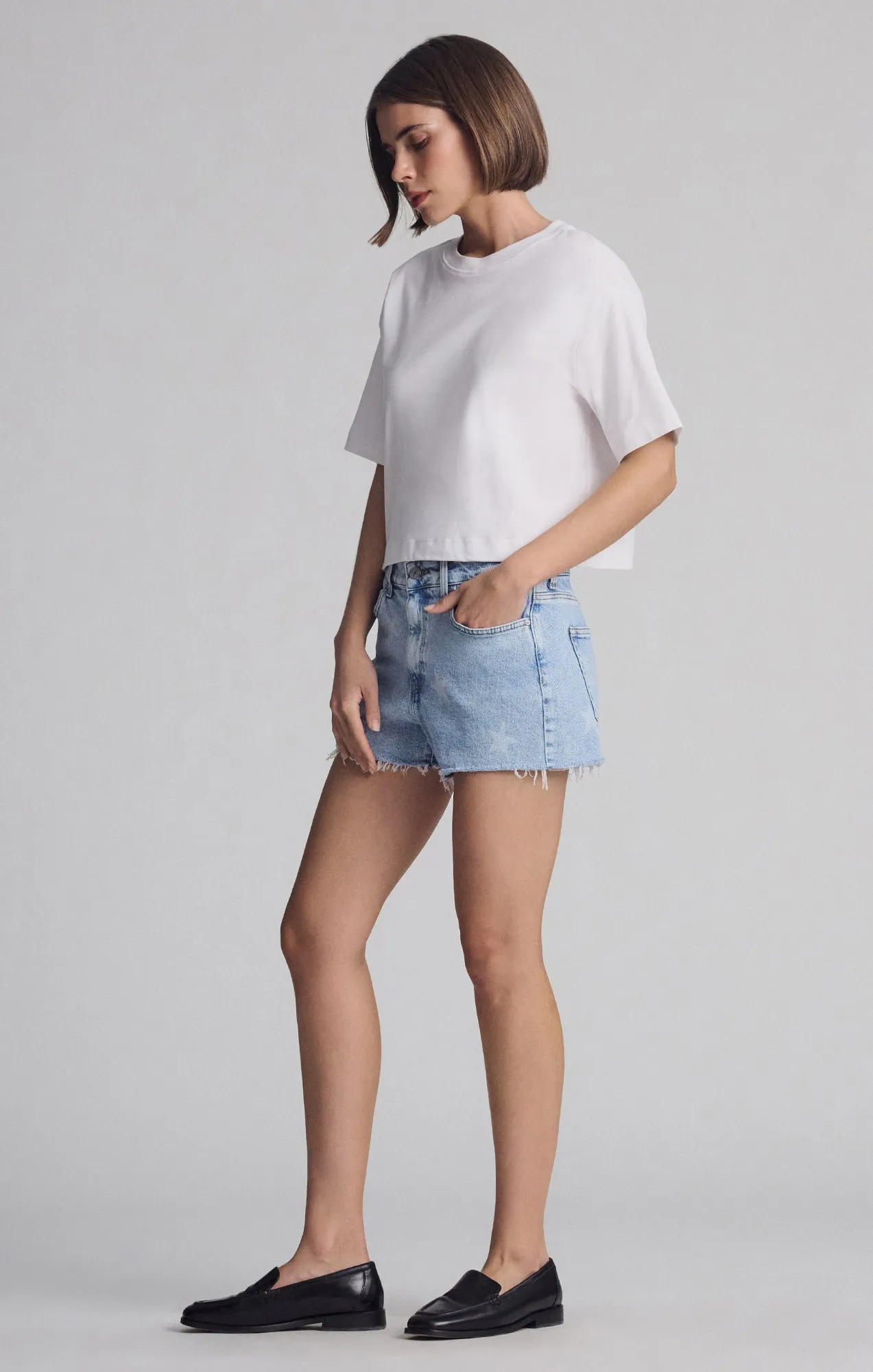 ROSIE BOYFRIEND SHORTS IN STAR DENIM sold by Mavi product image thumbnail 2