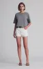 SPORTY LUXE CREW NECK T-SHIRT IN SILENT STORM sold by Mavi