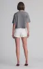 SPORTY LUXE CREW NECK T-SHIRT IN SILENT STORM sold by Mavi