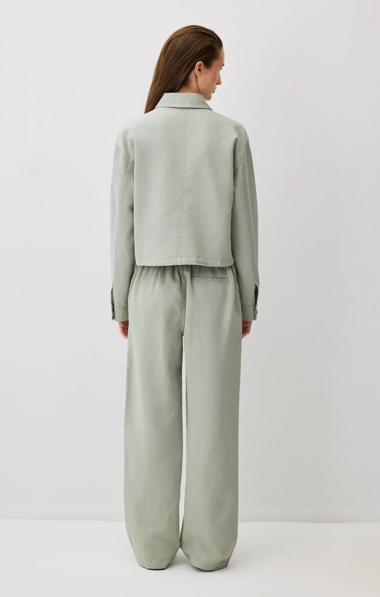 STRAIGHT LEG TENCEL™ PANTS IN ABBEY STONE sold by Mavi product image thumbnail 3