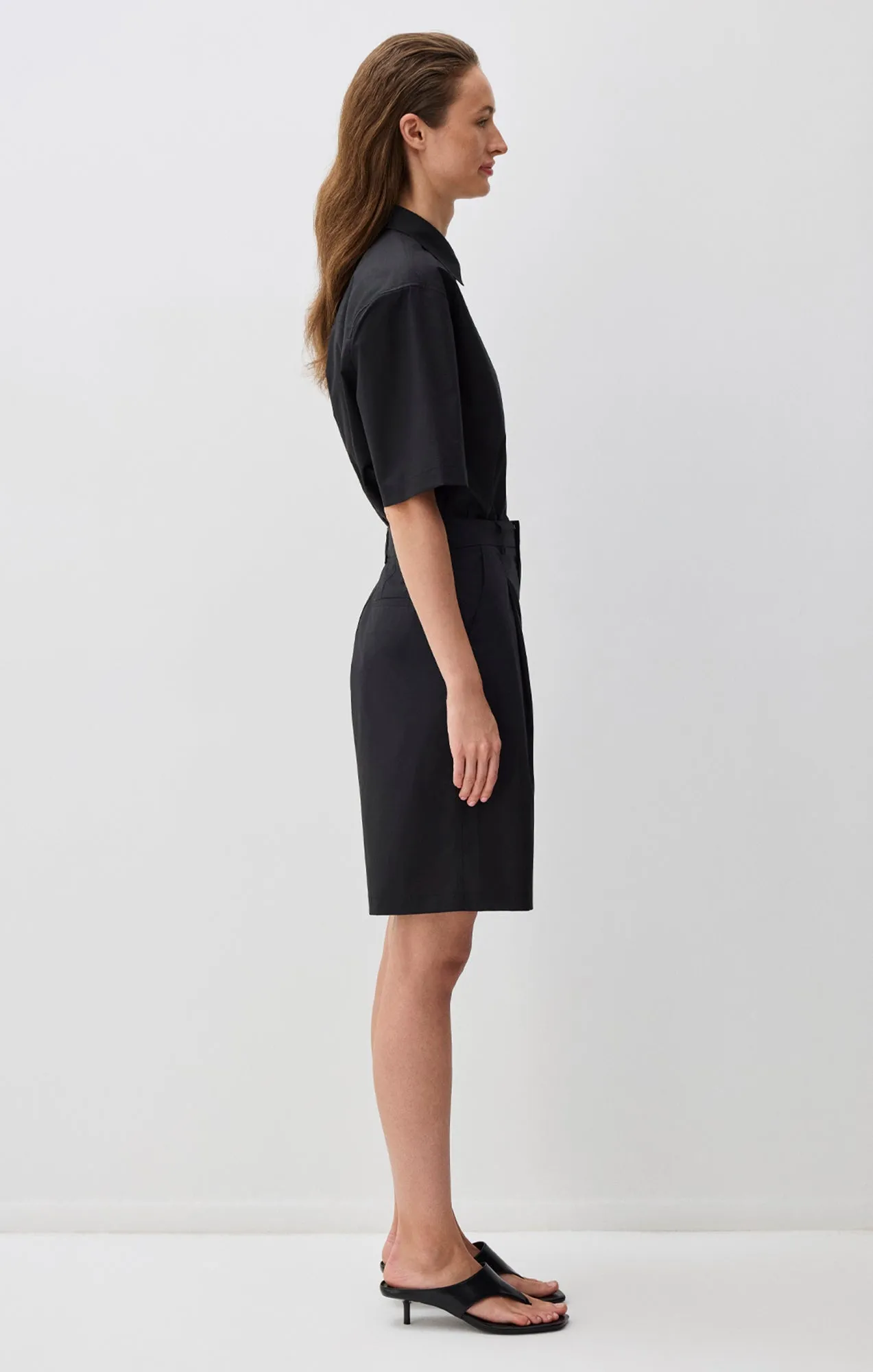 PLEATED SHORTS IN BLACK sold by Mavi product image thumbnail 5