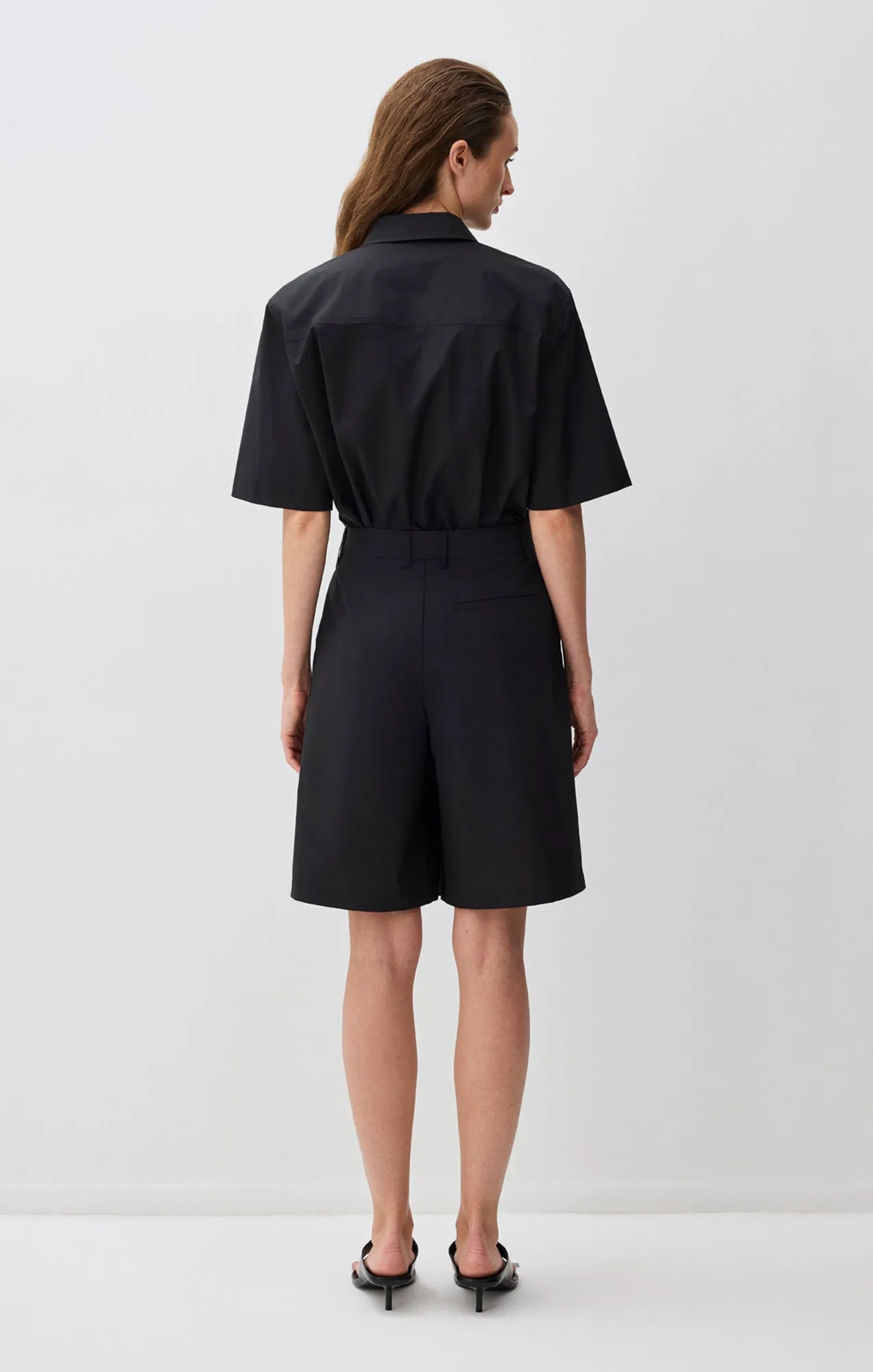PLEATED SHORTS IN BLACK sold by Mavi product image thumbnail 4
